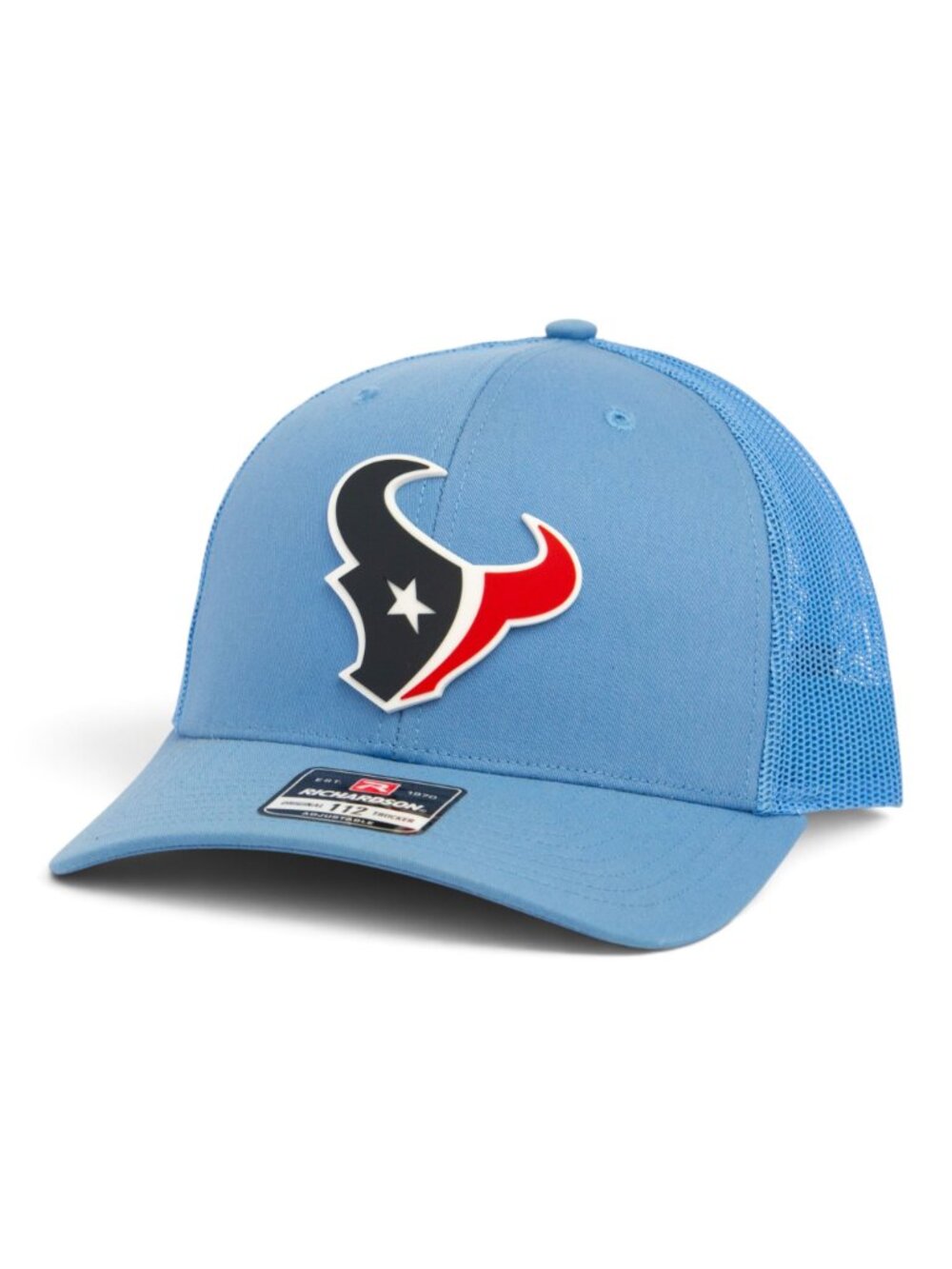 Houston Texans 3D Snapback Trucker Hat- Columbia Blue